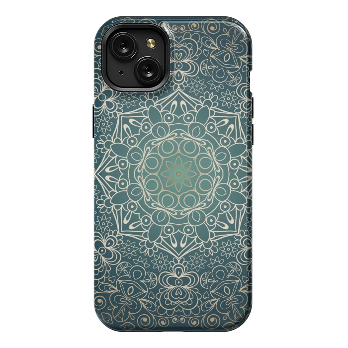 iPhone 15 Plus StrongFit Fantasy Mandala Design by ArtsCase