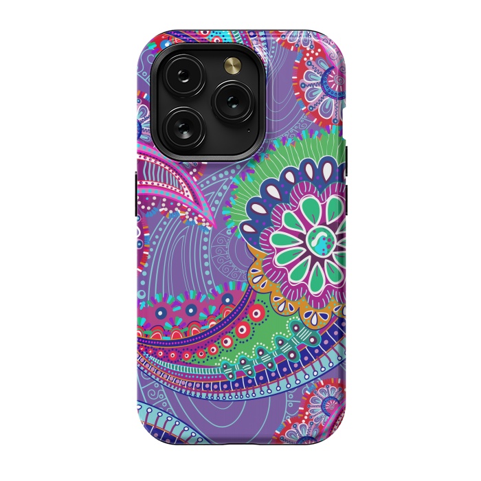 iPhone 15 Pro StrongFit Paisley Modern Design by ArtsCase