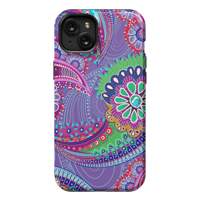 iPhone 15 Plus StrongFit Paisley Modern Design by ArtsCase