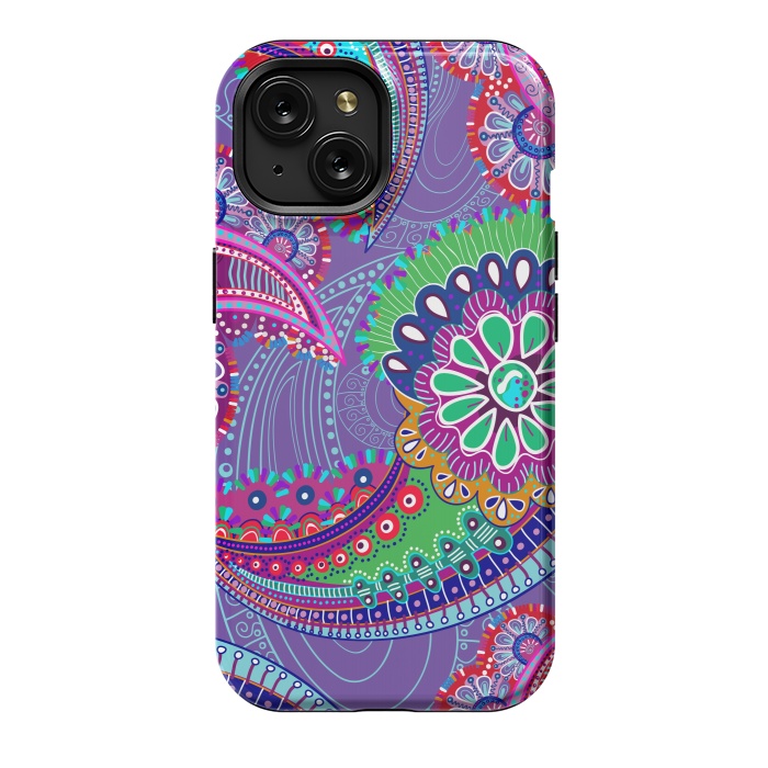iPhone 15 StrongFit Paisley Modern Design by ArtsCase