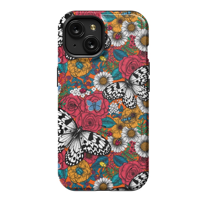 iPhone 15 StrongFit A colorful garden by Katerina Kirilova