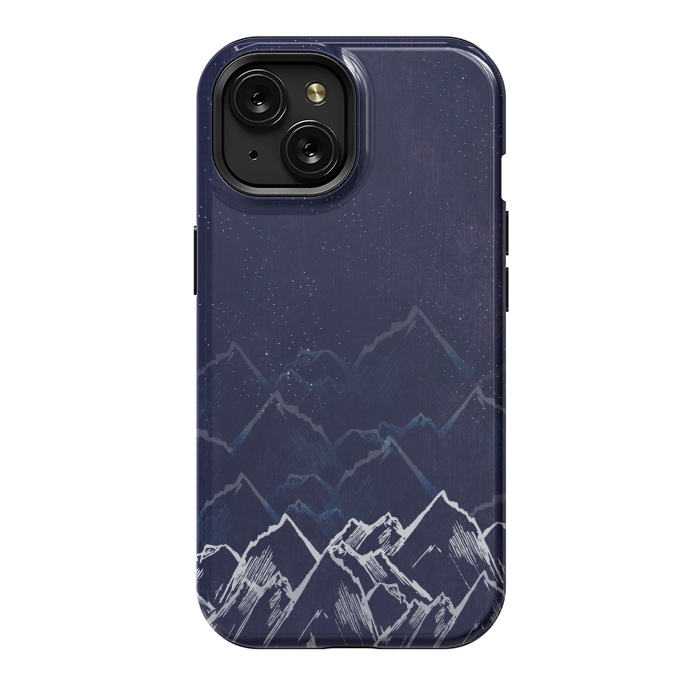 iPhone 15 StrongFit Mountain Mist by Rose Halsey