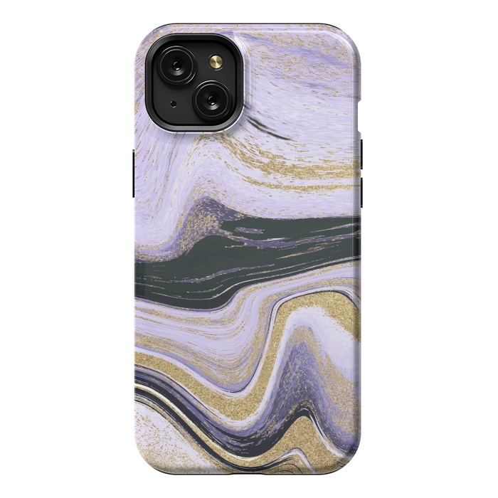 iPhone 15 Plus StrongFit Ink Painting Abstract Pattern by ArtsCase