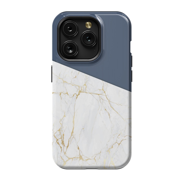 iPhone 15 Pro StrongFit Marble Design III by ArtsCase