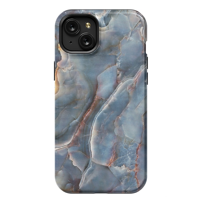 iPhone 15 Plus StrongFit Marble Design VIII by ArtsCase