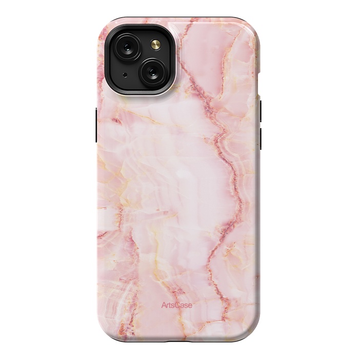 iPhone 15 Plus StrongFit Pink Salt Flats by ArtsCase