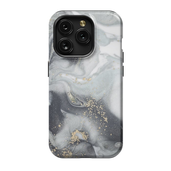 iPhone 15 Pro StrongFit Style Incorporates the Swirls of Marble by ArtsCase
