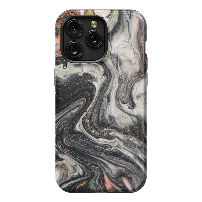 iPhone 15 Pro Max StrongFit Swirls of Marble and The Ripples of Agate by ArtsCase