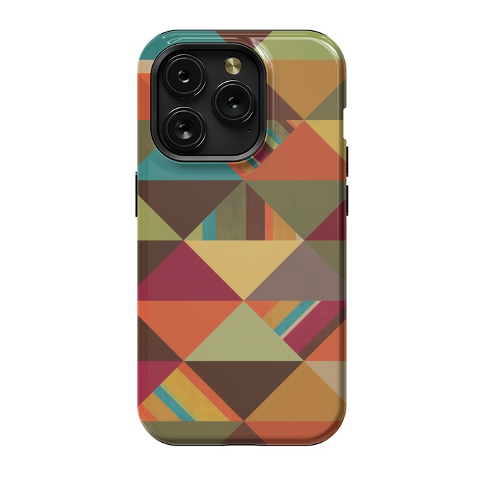 iPhone 15 Pro StrongFit Autumn Triangles by Noonday Design