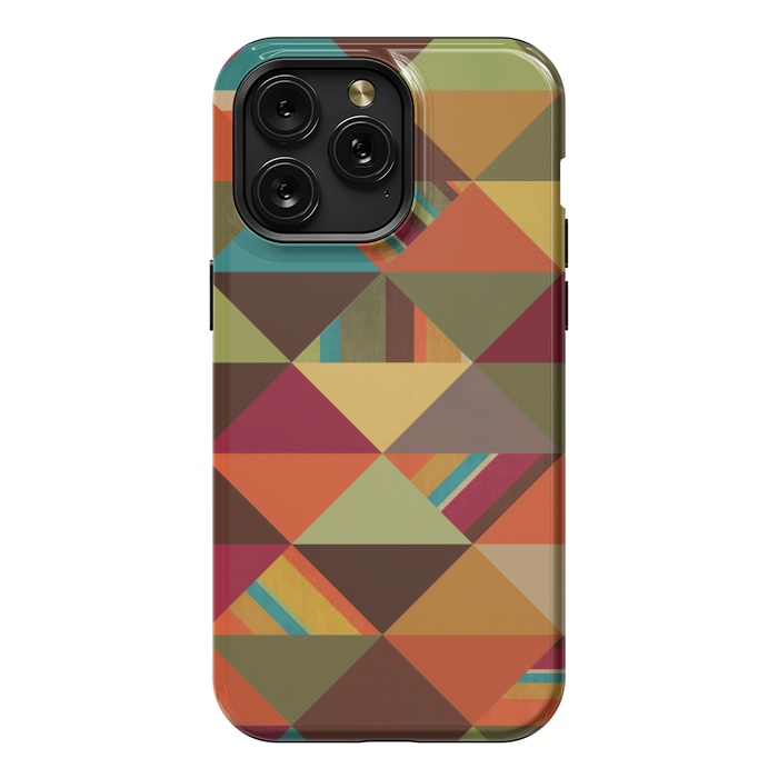iPhone 15 Pro Max StrongFit Autumn Triangles by Noonday Design