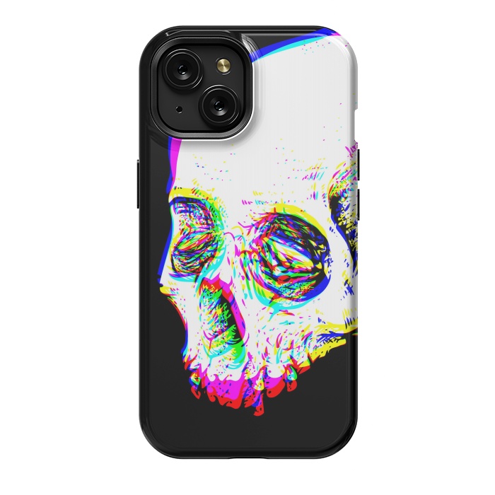 iPhone 15 StrongFit Skull Glitch by Afif Quilimo