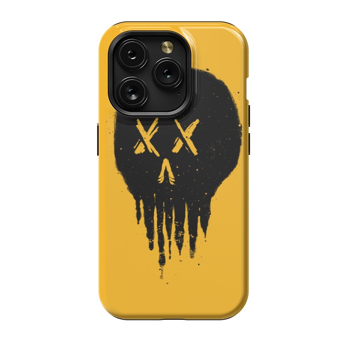 iPhone 15 Pro StrongFit Trickle Skull by Afif Quilimo