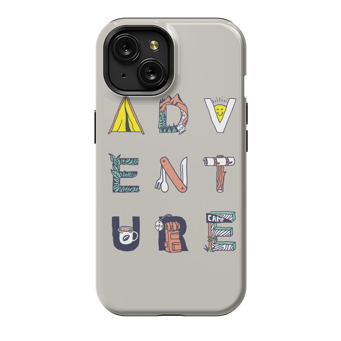 iPhone 15 StrongFit Adventure Typography by Afif Quilimo