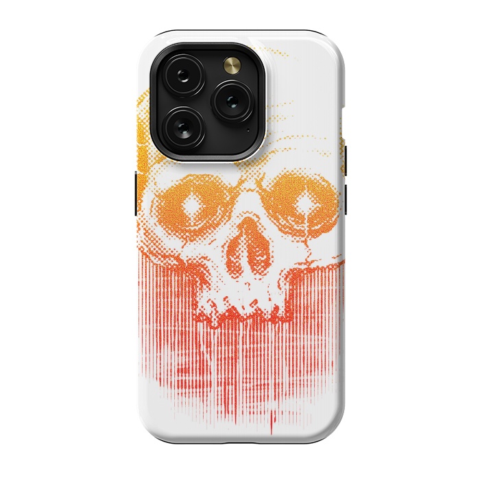 iPhone 15 Pro StrongFit Skull Gradient by Afif Quilimo
