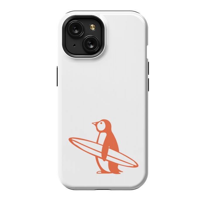 iPhone 15 StrongFit SURF PENGUIN by Arif Rahman