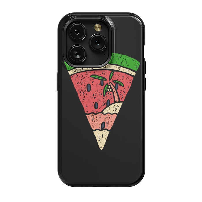 iPhone 15 Pro StrongFit Watermelon and Beach by Afif Quilimo