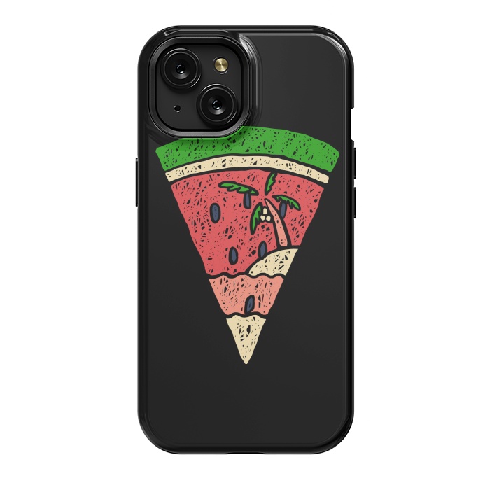 iPhone 15 StrongFit Watermelon and Beach by Afif Quilimo
