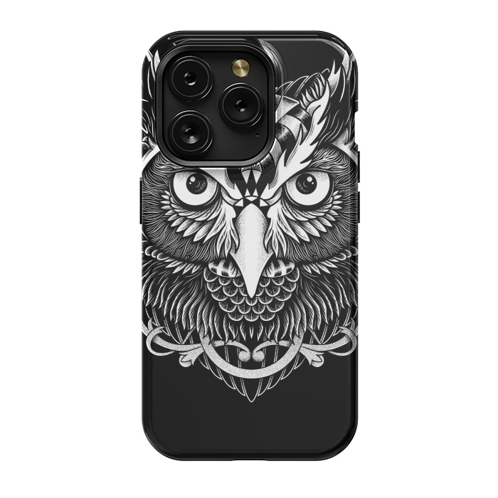 iPhone 15 Pro StrongFit Owl ornate by Afif Quilimo