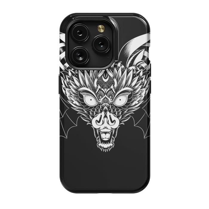 iPhone 15 Pro StrongFit Bat Ornate by Afif Quilimo