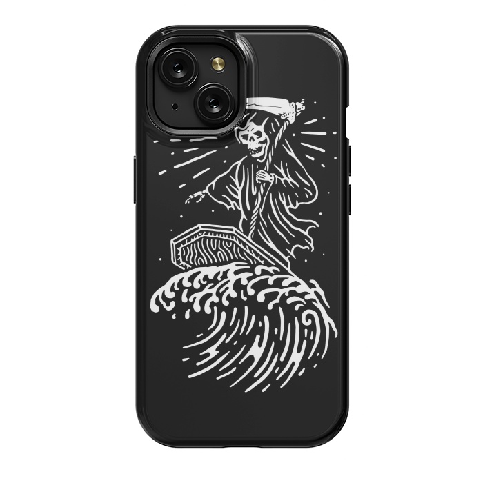 iPhone 15 StrongFit Grim Surfer by Afif Quilimo