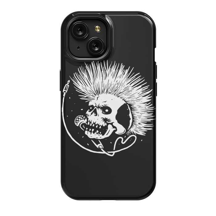 iPhone 15 StrongFit Skull Punk by Afif Quilimo