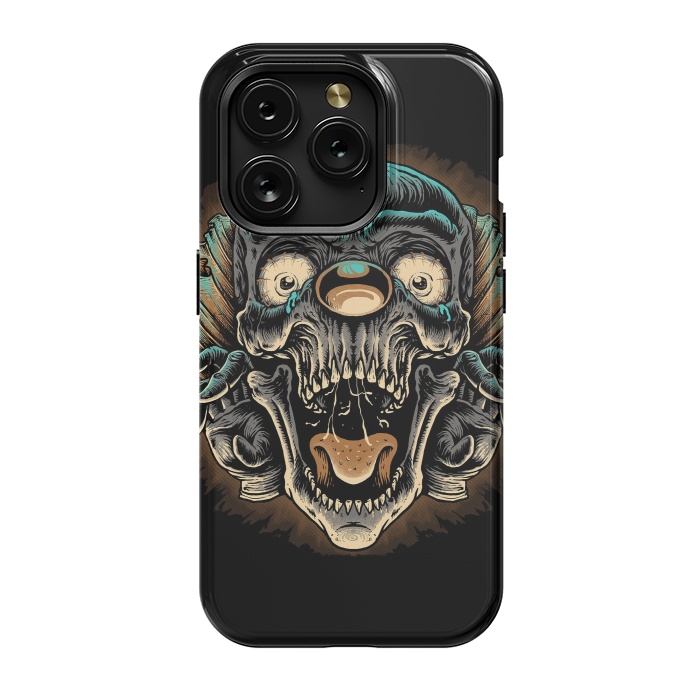 iPhone 15 Pro StrongFit Scary Clown by Afif Quilimo