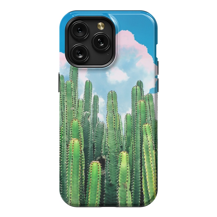 iPhone 15 Pro Max StrongFit Cactus Summer by Uma Prabhakar Gokhale
