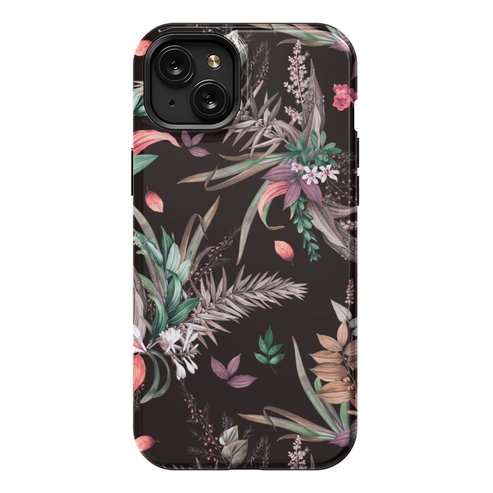 iPhone 15 Plus StrongFit Vibrant exotic bouquets by Mmartabc