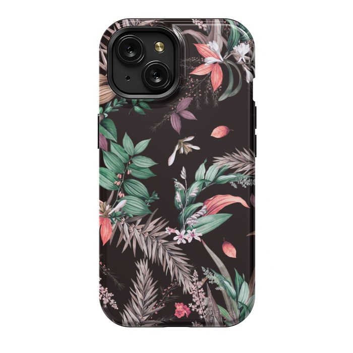 iPhone 15 StrongFit Vibrant exotic bouquets by Mmartabc