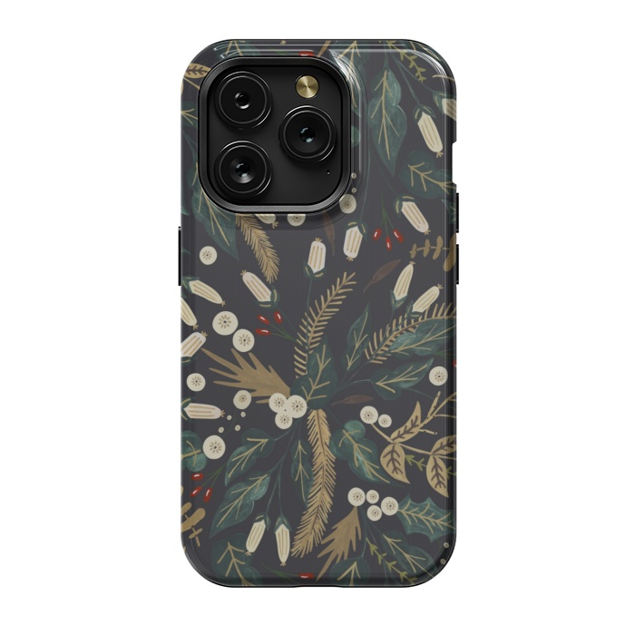 iPhone 15 Pro StrongFit Dark nature holiday by Mmartabc