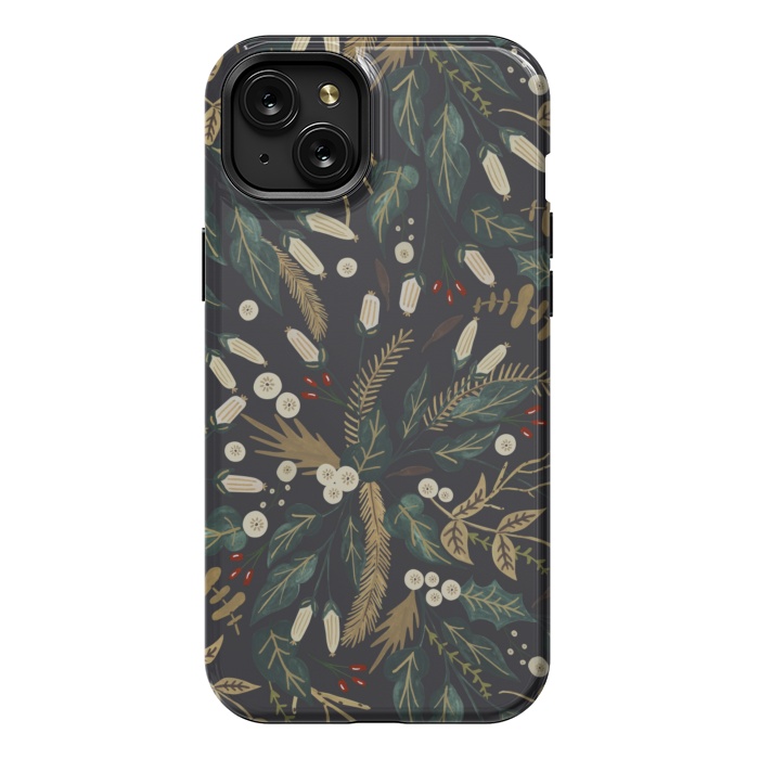 iPhone 15 Plus StrongFit Dark nature holiday by Mmartabc
