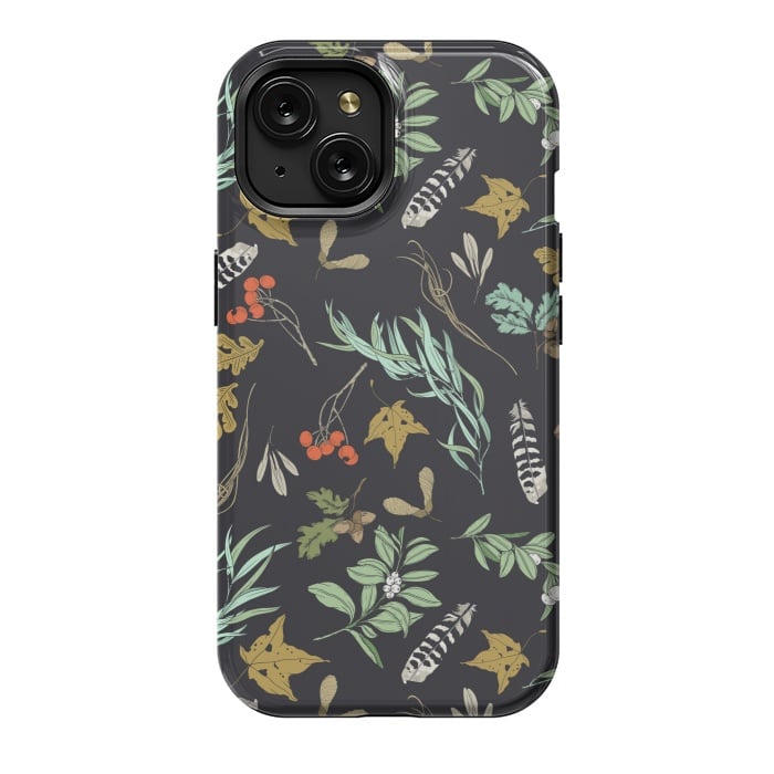 iPhone 15 StrongFit Boho vintage nature by Mmartabc