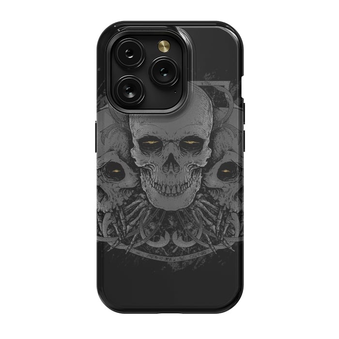 iPhone 15 Pro StrongFit 3 Skull by Afif Quilimo