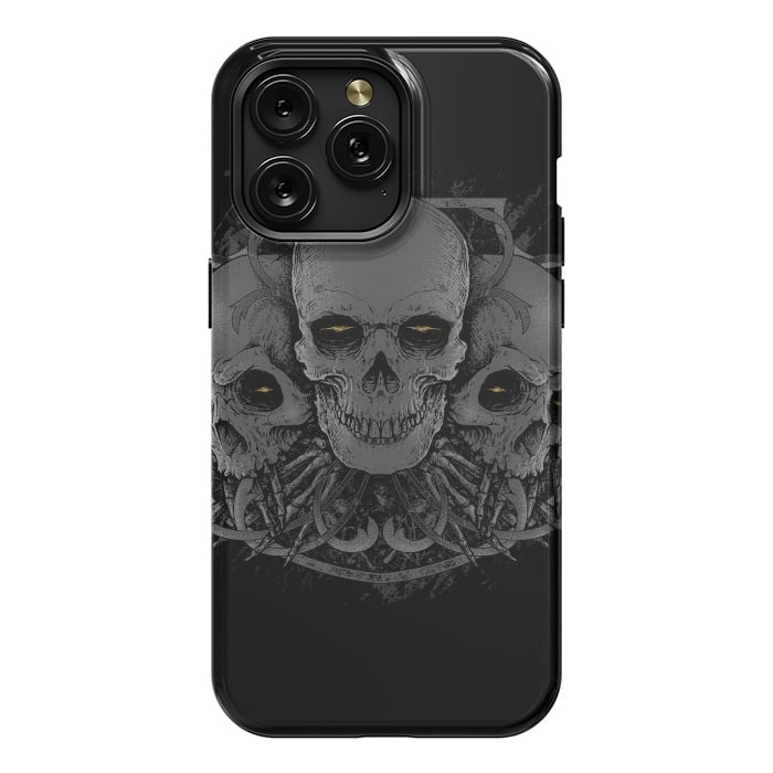 iPhone 15 Pro Max StrongFit 3 Skull by Afif Quilimo