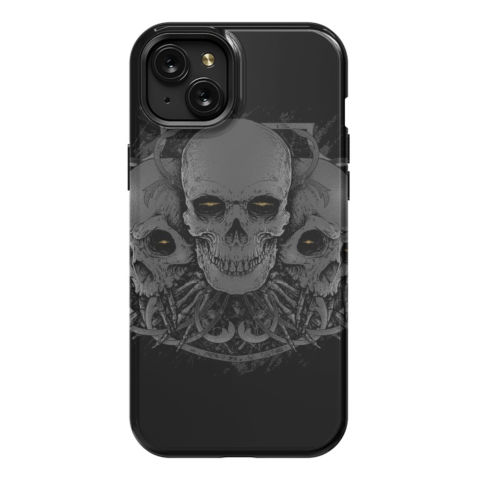 iPhone 15 Plus StrongFit 3 Skull by Afif Quilimo