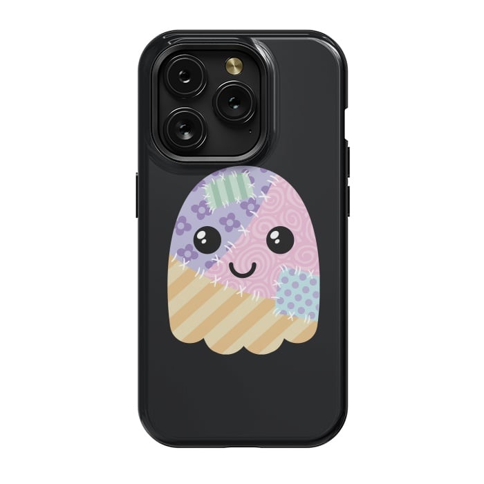 iPhone 15 Pro StrongFit Patchwork ghost by Laura Nagel
