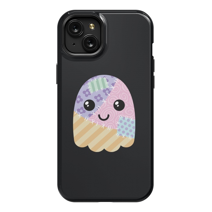 iPhone 15 Plus StrongFit Patchwork ghost by Laura Nagel