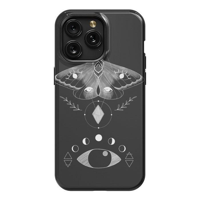 iPhone 15 Pro Max StrongFit Metaphys Moth by Melissa Lee