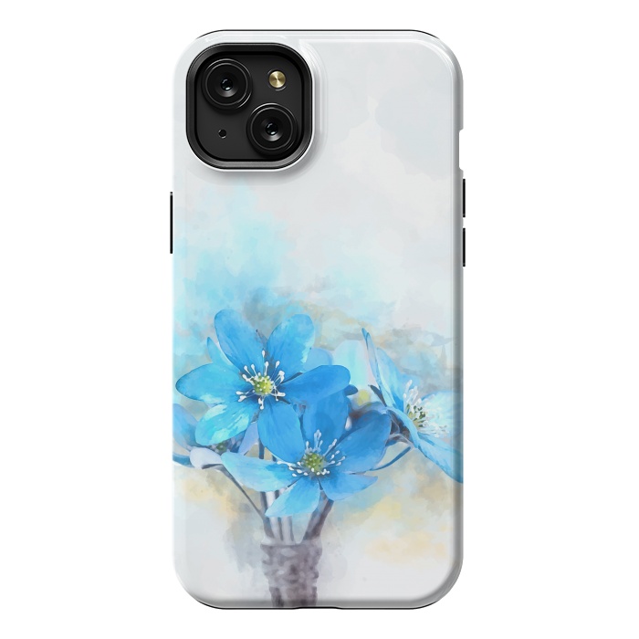 iPhone 15 Plus StrongFit Summer Blue by Creativeaxle