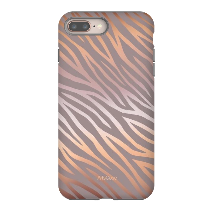 iPhone 8 plus StrongFit Peel Zebra by ArtsCase