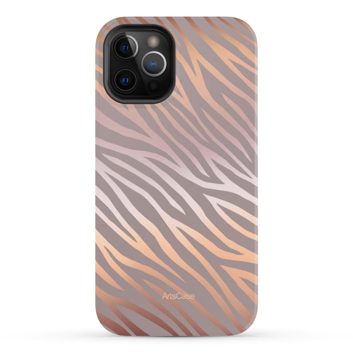 iPhone 12 Pro StrongFit Peel Zebra by ArtsCase