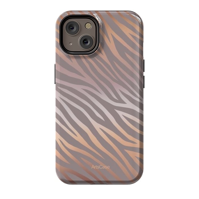 iPhone 14 StrongFit Peel Zebra by ArtsCase
