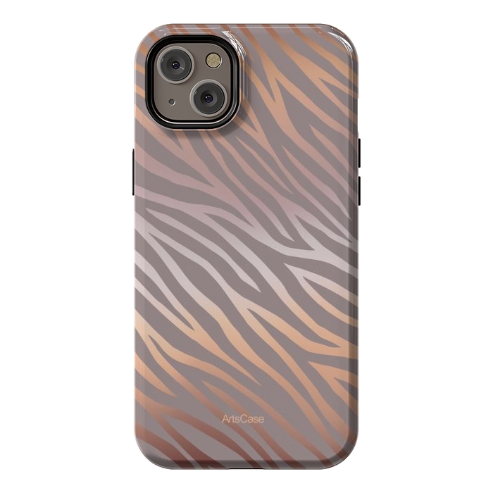 iPhone 14 Plus StrongFit Peel Zebra by ArtsCase
