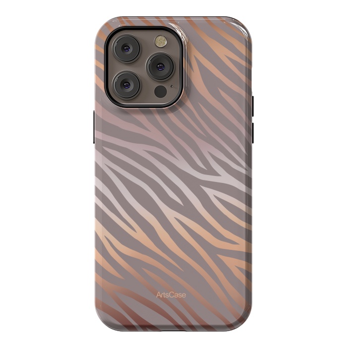 iPhone 14 Pro max StrongFit Peel Zebra by ArtsCase