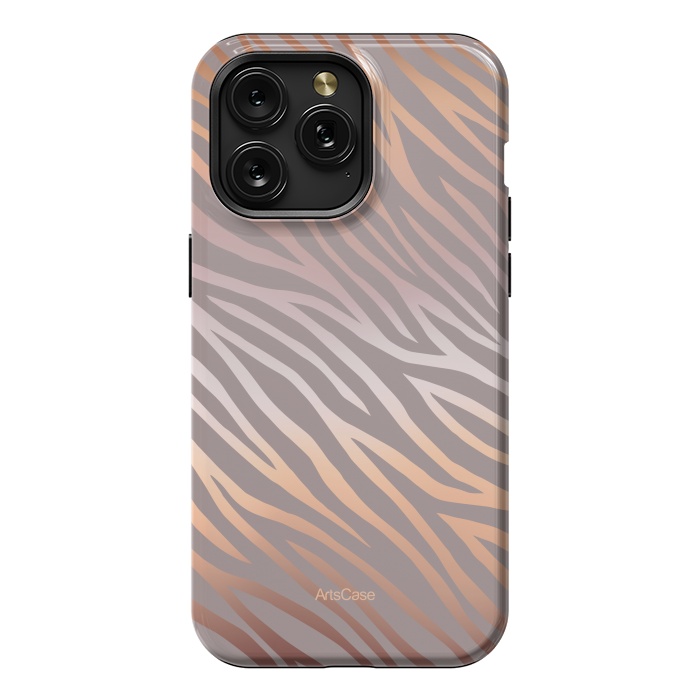 iPhone 15 Pro Max StrongFit Peel Zebra by ArtsCase
