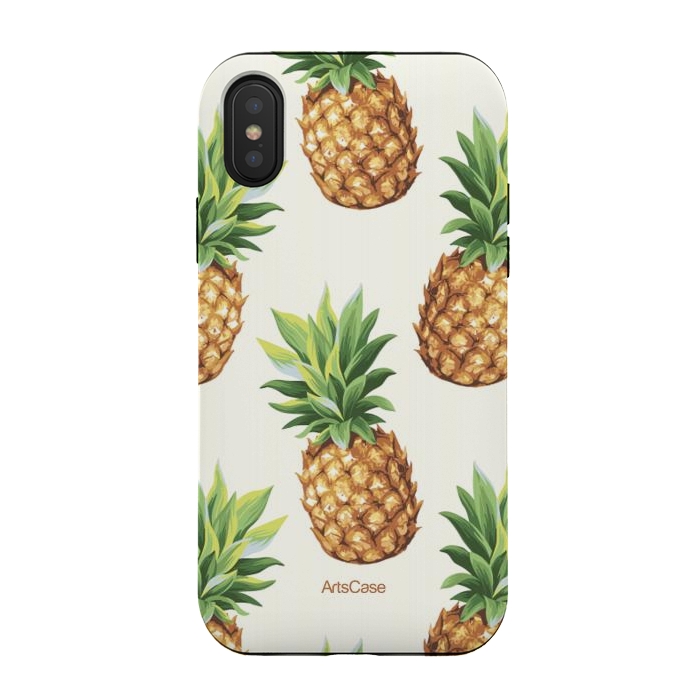 iPhone Xs / X StrongFit Fun Pineapple by ArtsCase