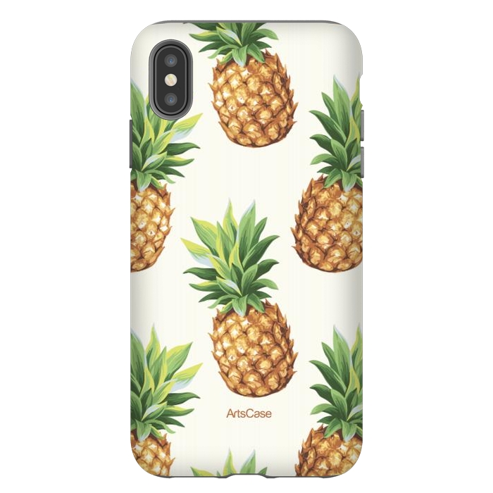 iPhone Xs Max StrongFit Fun Pineapple by ArtsCase