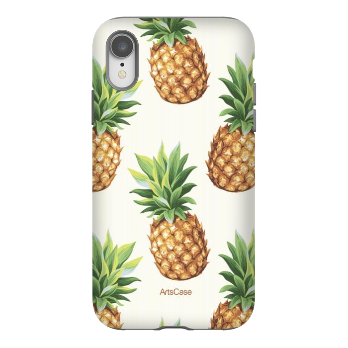 iPhone Xr StrongFit Fun Pineapple by ArtsCase
