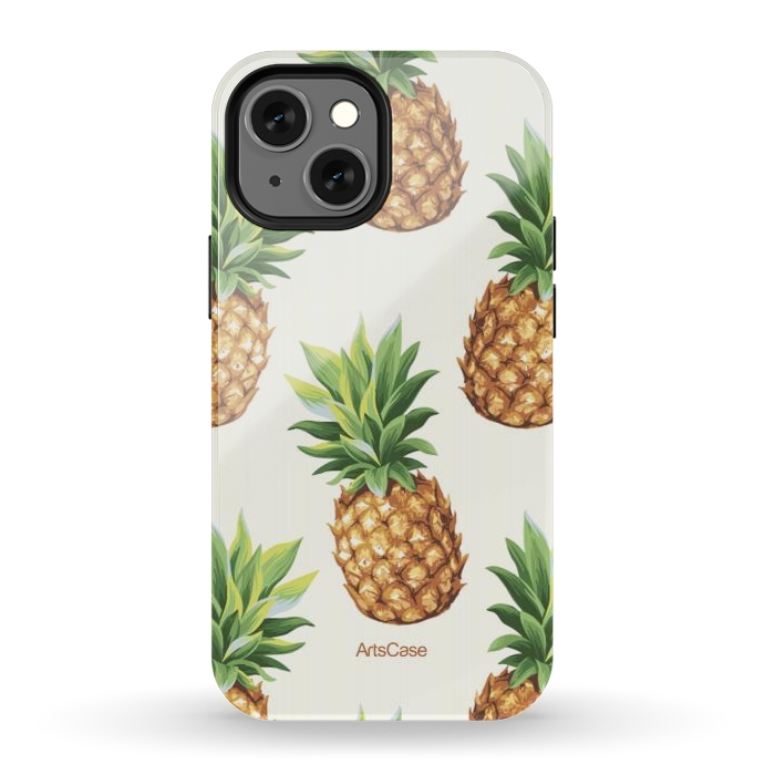 iPhone 12 mini StrongFit Fun Pineapple by ArtsCase