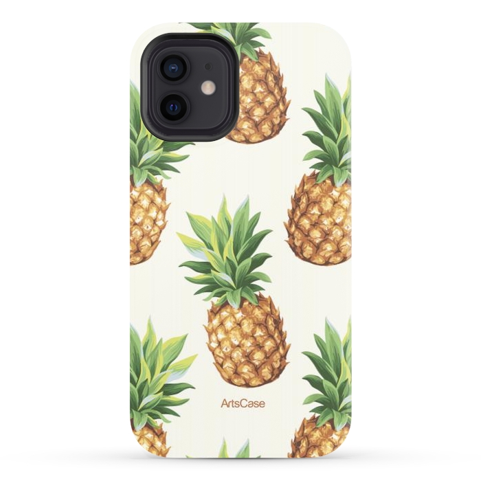 iPhone 12 StrongFit Fun Pineapple by ArtsCase